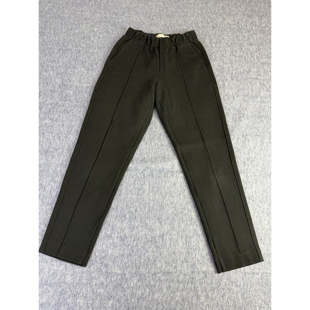 Everlane Pants Womens Black Dream Pant Knit Ankle Pull On Tapered Leg XXS